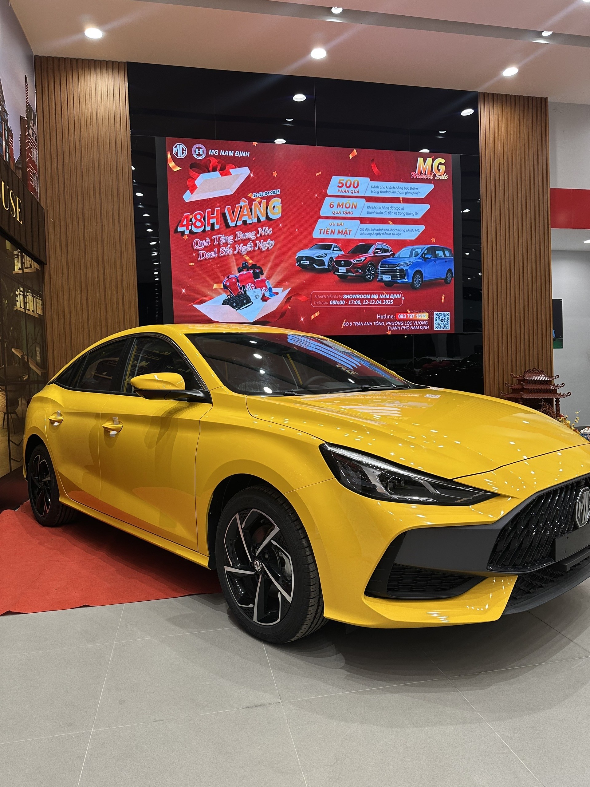 MG5 Luxury tại MG Nam Định